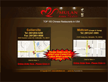 Tablet Screenshot of mulanbistro.net